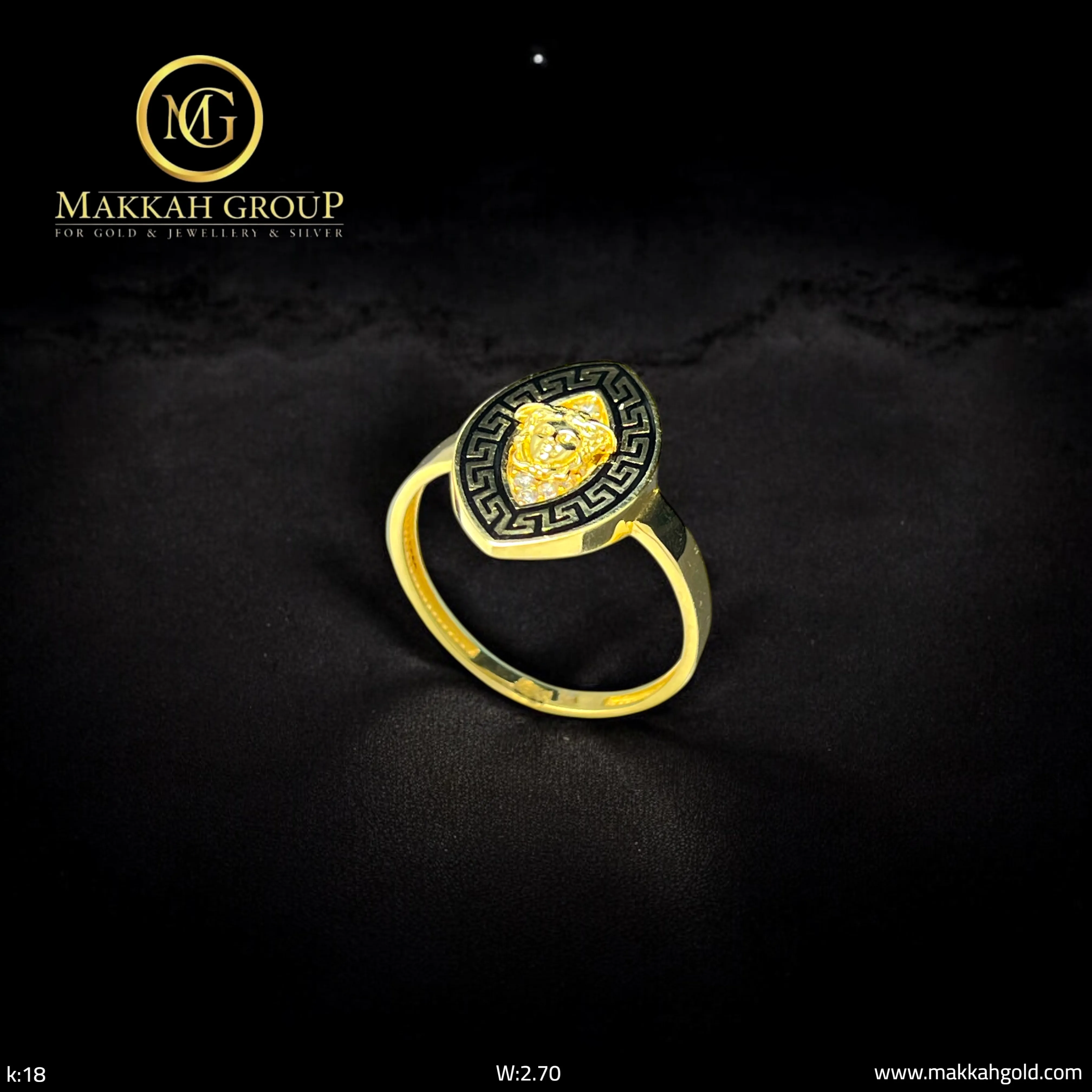 خاتم فيرزاتشي بيضاوي 