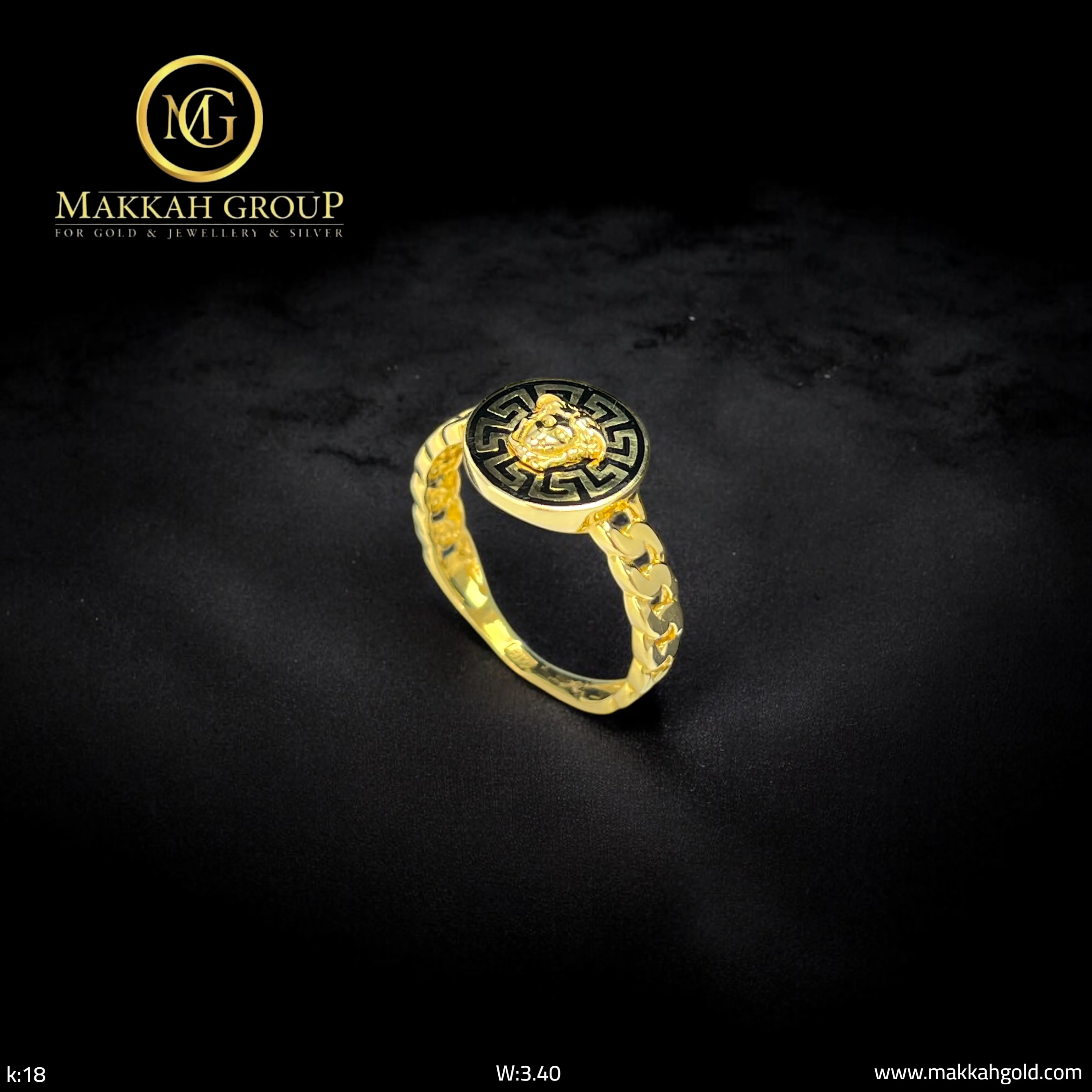 خاتم فيرزاتشي مدور